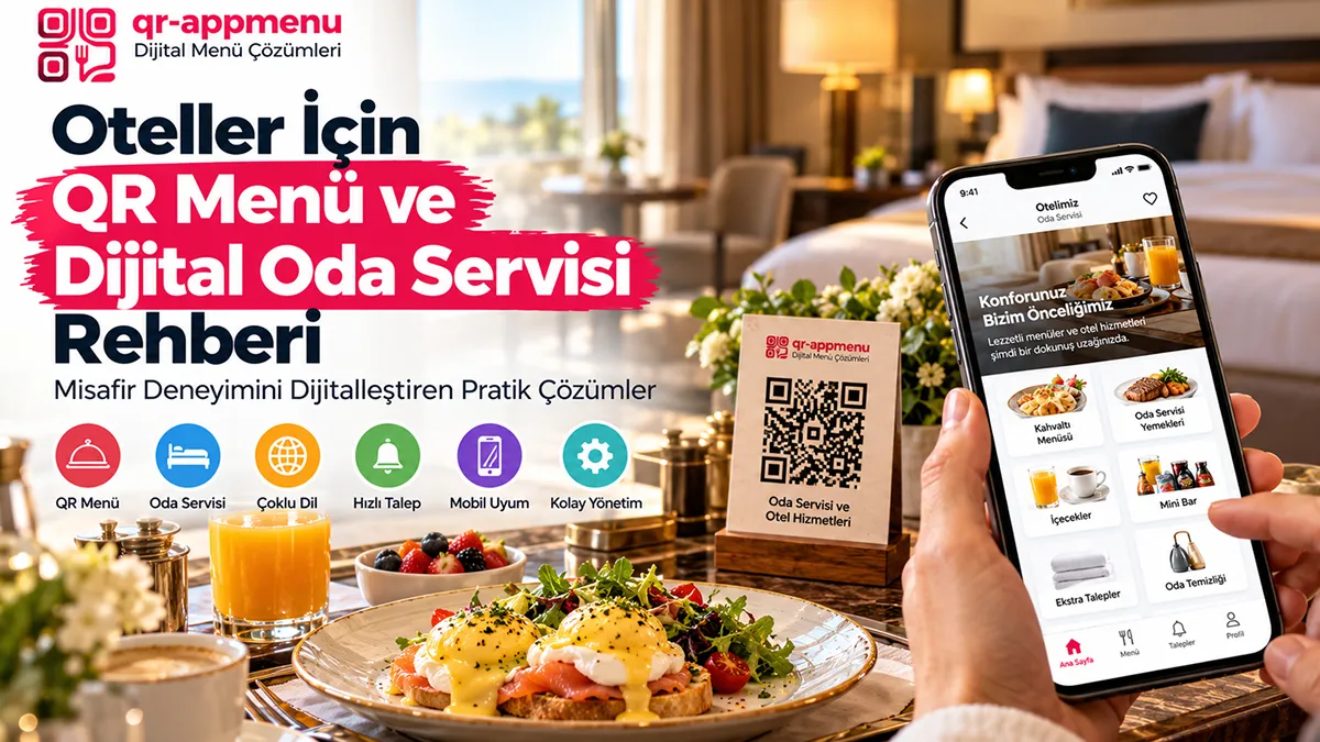 QR Menus and Digital Room Service for Hotels: Efficiency and Guest Experience Guide